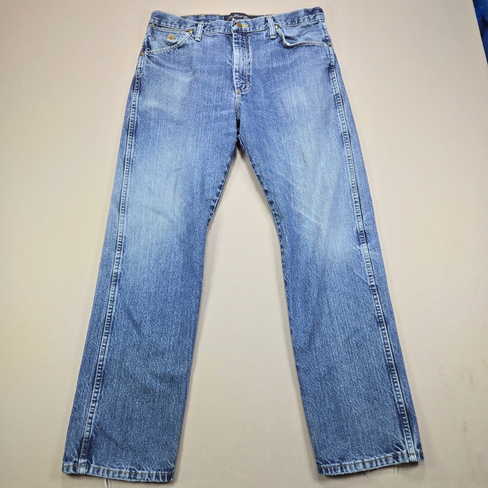 Wrangler Jeans Cowboy Cut George Strait 13MGDS Straight Blue Mens 35x32